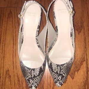 Cole Haan slingback heels
